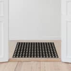 HOME USE πατάκι εισόδου HUH-0209, αντιολισθητικό, καουτσούκ, 60x40cm, 16mm πάχος, μαύρο - Image 2
