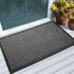 HOME USE πατάκι εισόδου HUH-0212, αντιολισθητικό, 60x40cm, 5mm πάχος, γκρι - Image 2