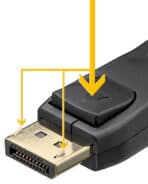 GOOBAY καλώδιο DisplayPort 74759, VESA Certified, 16K/60Hz, 80 Gbps, 1m, μαύρο - Image 2