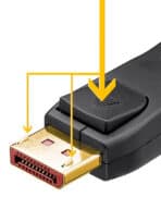 GOOBAY καλώδιο DisplayPort 74761, 16K/60Hz, 80 Gbps, 2m, μαύρο - Image 2