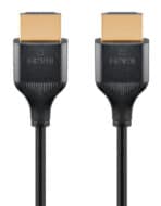 GOOBAY καλώδιο HDMI 75299 με Ethernet, slim, 8K/60Hz, 48 Gbps, 2m, μαύρο - Image 2