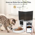 BRUNO smart ταΐστρα κατοικίδιων BRN-0237 με κάμερα 2MP, 6L, WiFi, λευκή - Image 2
