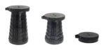POWERTECH πτυσσόμενο καρεκλάκι HUH-0230, αντοχή έως 250kg, 25.5x45cm, μαύρο - Image 2
