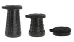POWERTECH πτυσσόμενο καρεκλάκι HUH-0235 με μαξιλάρι, αντοχή έως 250kg, 25.5x45cm, μαύρο - Image 2