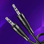 KAKUSIGA καλώδιο ήχου 3.5mm KSC-893, AUX, 1m, μαύρο - Image 2