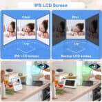 HELLOBABY ενδοεπικοινωνία μωρού HB6241 με κάμερα & οθόνη 4", 720p, PTZ - Image 2
