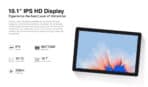 DOOGEE tablet U9, 10.1", 3/64GB, Android 13, 5060mAh, γκρι - Image 2