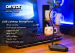 CMTECK επιτραπέζιο μικρόφωνο G006Plus με εύκαμπτο βραχίονα, omnidirectional, USB, μαύρο - Image 2