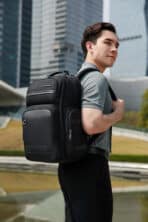 ARCTIC HUNTER τσάντα πλάτης B00492-1 με θήκη laptop 15.6", 22L, μαύρη - Image 2