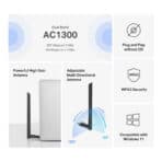 MERCUSYS ασύρματος USB αντάπτορας δικτύου MA30H, AC1300, Dual Band, V.2.0 - Image 2