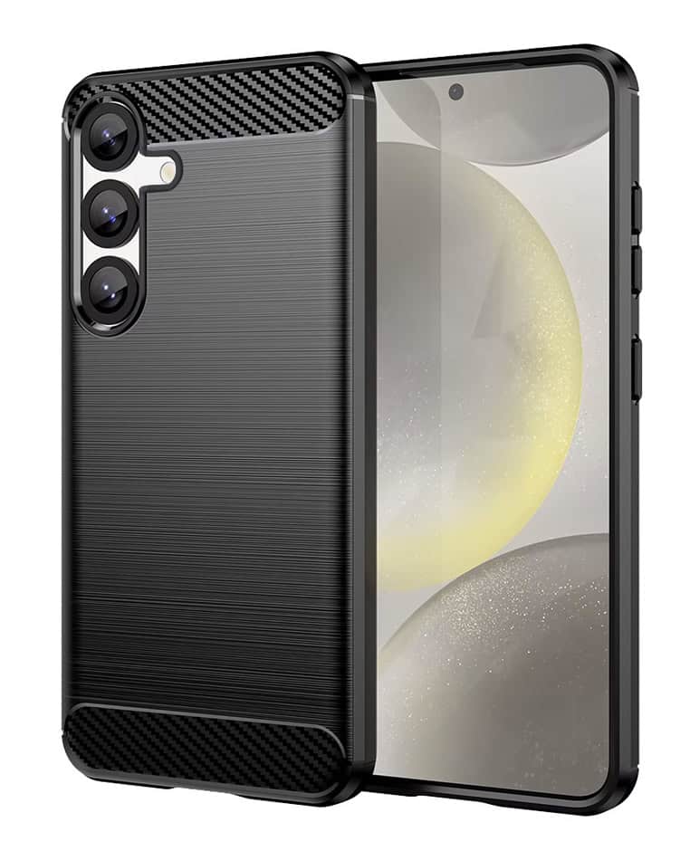 MOB-2005 POWERTECH Θήκη Carbon MOB-2005 για Samsung A55 5G, μαύρη - Image 1