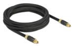 DELOCK καλώδιο ήχου Toslink 86594, gold plated, 3m, μαύρο - Image 2