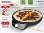 BRUNO BRN-0252 Κρεπιέρα 30εκ. 1200W με ρυθμιζόμενο θερμοστάτη και εξαρτήματα, μαύρη - Image 2