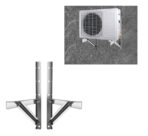 HOME USE επιτοίχια βάση κλιματιστικού HUH-0250, 410x490mm, ανοξείδωτη, έως 180kg - Image 2