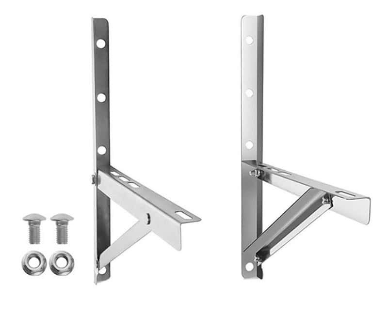 HUH-0250 HOME USE επιτοίχια βάση κλιματιστικού HUH-0250, 410x490mm, ανοξείδωτη, έως 180kg - Image 1