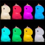 GOOBAY LED φωτιστικό νυκτός μονόκερος 61649, RGB, επαναφορτιζόμενο, λευκό - Image 2