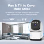 VSTARCAM smart κάμερα CS995, 3MP, WiFi, PTZ, SD - Image 2