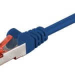 GOOBAY καλώδιο δικτύου 95576, CAT 6 S/FTP, copper, 250MHz, 1.5m, μπλε