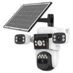 VSTARCAM smart ηλιακή κάμερα CB621SR, triple lens, 2MP, WiFi, SD, PTZ, IP66