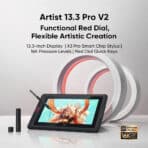 XP-PEN ταμπλέτα σχεδίασης με οθόνη & γραφίδα Artist 13.3 Pro V2, 10.95", μαύρο - Image 2