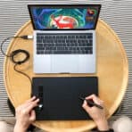 XP-PEN ταμπλέτα σχεδίασης με γραφίδα Star G960S Plus, 228.8x152.6mm, μαύρο - Image 2