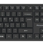 POWERTECH set ασύρματο ποντίκι & πληκτρολόγιο PT-1541, 2.4GHz, αθόρυβο, μαύρο