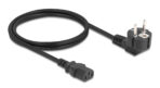 DELOCK καλώδιο τροφοδοσίας 81299, 3x 0.75mm², 1m, μαύρο - Image 2