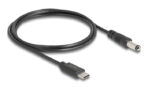 DELOCK καλώδιο USB-C σε DC 5.5 x 2.1mm 85397, 1m, μαύρο - Image 2