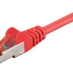 GOOBAY καλώδιο δικτύου 93214, CAT 6 S/FTP, copper, 250MHz, 0.25m, κόκκινο