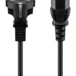 GOOBAY καλώδιο τροφοδοσίας 96036, 1mm², 3m, μαύρο