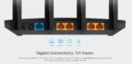 TP-LINK Router Archer C6, Wi-Fi 1200Mbps AC1200, MU-MIMO, Ver. 4.0 - Image 2