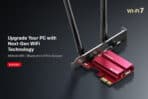 MERCUSYS κάρτα δικτύου WiFi 7 & Bluetooth MA37BE, 6500Mbps BE6500, PCIe, V1.0 - Image 2