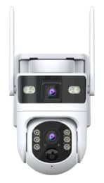 POWERTECH smart ηλιακή κάμερα PT-1547, dual lens, 4MP, 4G, PTZ, SD, IP65 - Image 2