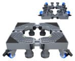 Βάση λευκών συσκευών TOOL-0066 με ρόδες, ρυθμιζόμενη, max 600kg, γκρι