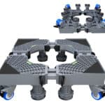 Βάση λευκών συσκευών TOOL-0066 με ρόδες, ρυθμιζόμενη, max 600kg, γκρι