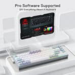 Redragon K631WG-RGB (White/Grey)-Gaming πληκτρολόγιο - Image 6