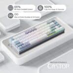 Redragon K631WG-RGB (White/Grey)-Gaming πληκτρολόγιο - Image 3