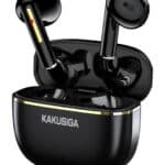 KAKUSIGA earphones με θήκη φόρτισης KSC-1482, True Wireless, 15mm, 35/300mAh, μαύρα