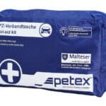 PETEX kit πρώτων βοηθειών για οχήματα 43930005, DIN 13164-2022, μπλε