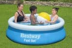 BESTWAY παιδική φουσκωτή πισίνα 57392, 940lt, Φ183x51cm, μπλε - Image 2