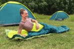BESTWAY sleeping bag 68102, μονό, 220x75cm, πετρόλ - Image 2