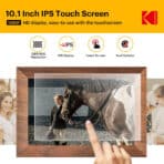 KODAK ψηφιακή κορνίζα CF102P με 10.1" οθόνη αφής, 1+32GB, WiFi, καφέ - Image 2