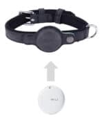 MILI κολάρο με θήκη smart tag MiCollar για σκύλους, small, μαύρο - Image 2