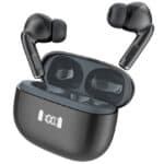 CELEBRAT earphones με θήκη φόρτισης W72, True Wireless, 10mm, 33/380mAh, ANC & ENC, μαύρα