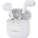 CELEBRAT earphones με θήκη φόρτισης W79, True Wireless, 13mm, 30/300mAh, λευκά