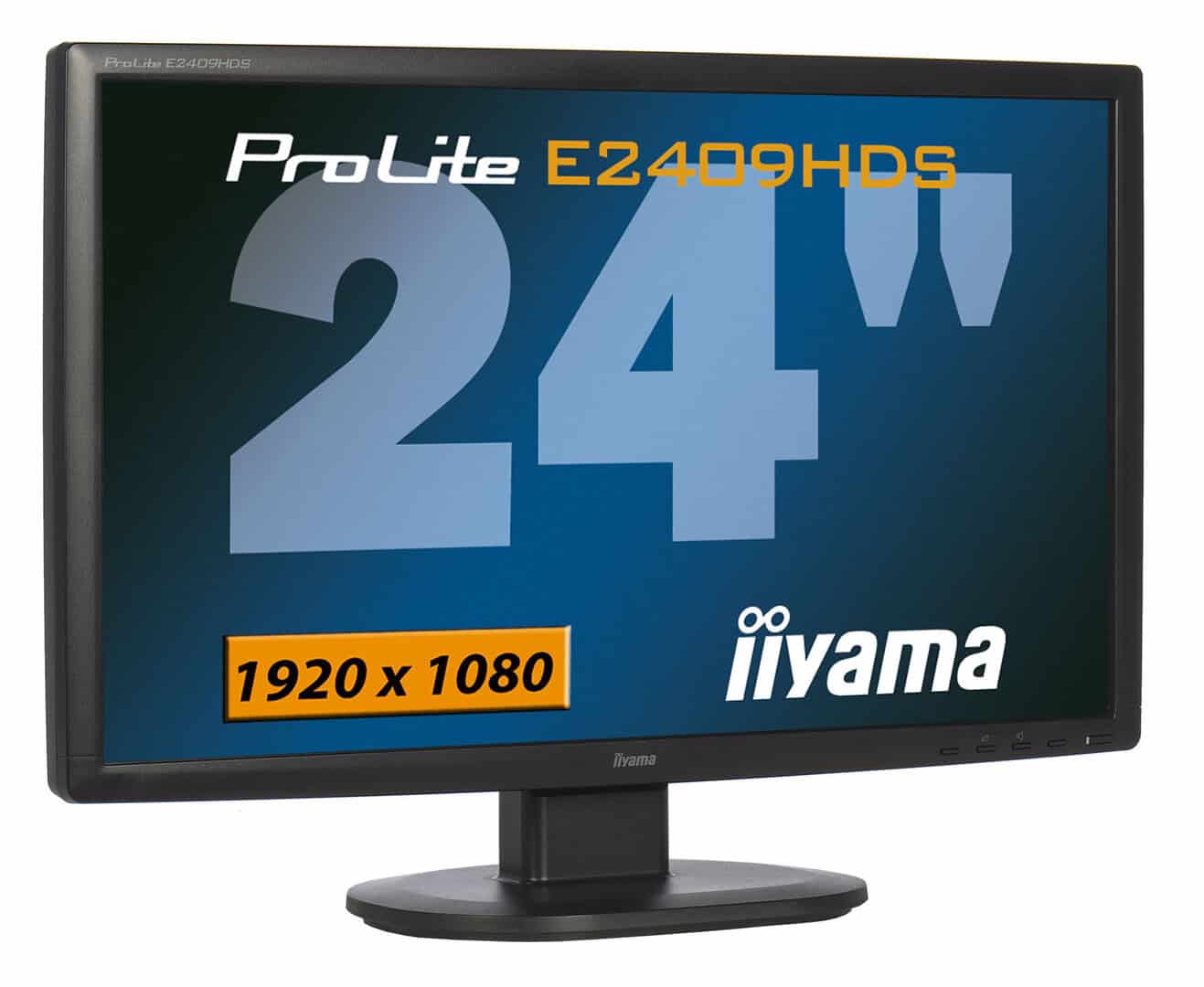 M-E2409HDS-FQ IIYAMA used οθόνη E2409HDS LCD, 24" 1920x1080, DVI/VGA/HDMI, Grade B - Image 1