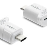 DELOCK card reader 91427 για micro SD, USB-C σύνδεση, 5Gbps, λευκό