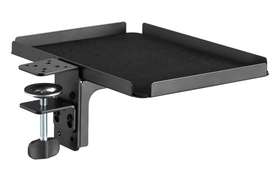 DET-1-1 BRATECK ράφι γραφείου DET-1-1, μεταλλικό, 305x270x21mm, 15kg, μαύρο - Image 1