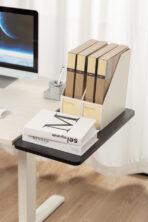 BRATECK ράφι γραφείου DET-4, ξύλινο, 600x409x30mm, 20kg, μαύρο - Image 2