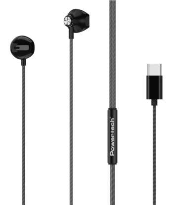 POWERTECH earphones με μικρόφωνο